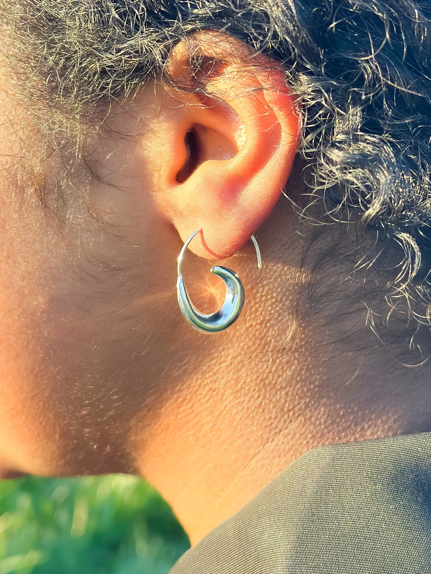 Shrimp Hoop Earrings | One of One