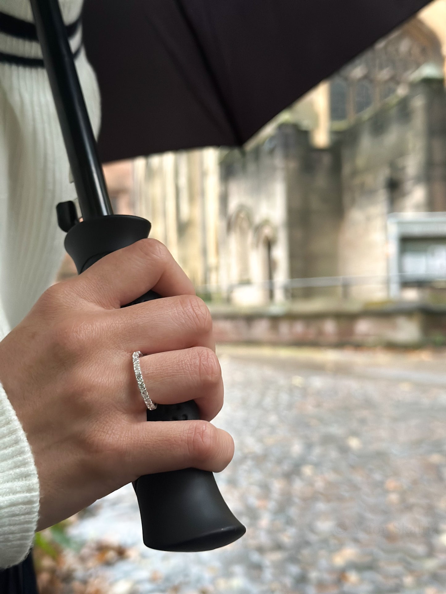 White Zirconia Band Ring - Sterling Silver | One of One