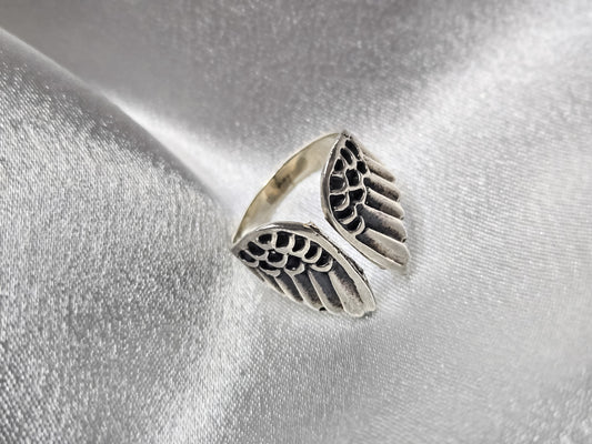 Wings Ring - Sterling Silver Flight and Freedom Symbol | One of One