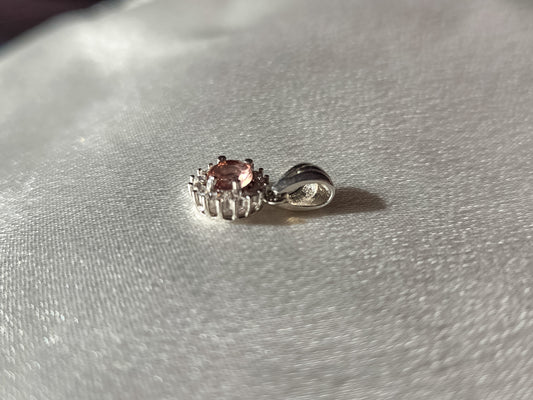 Circle Zultanite Charm - Sterling Silver Colour-Changing | One of One